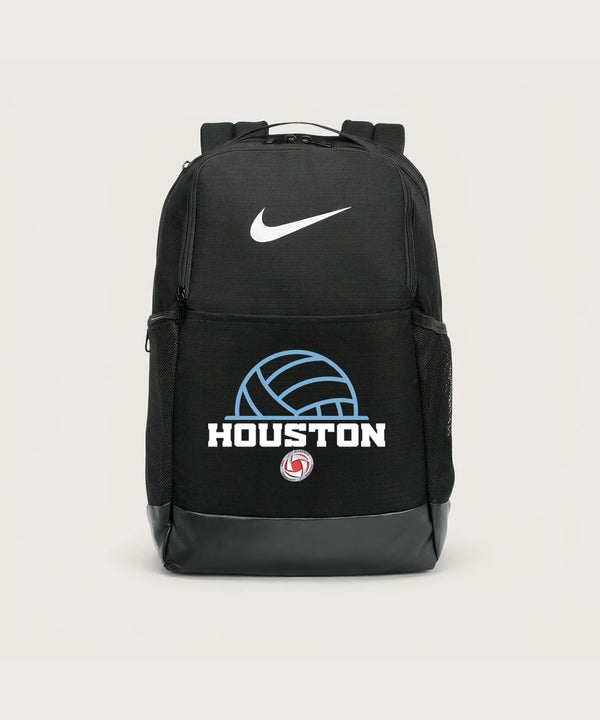 Houston Volleyball - Black Nike Brasilia Medium Backpack NKDH7709