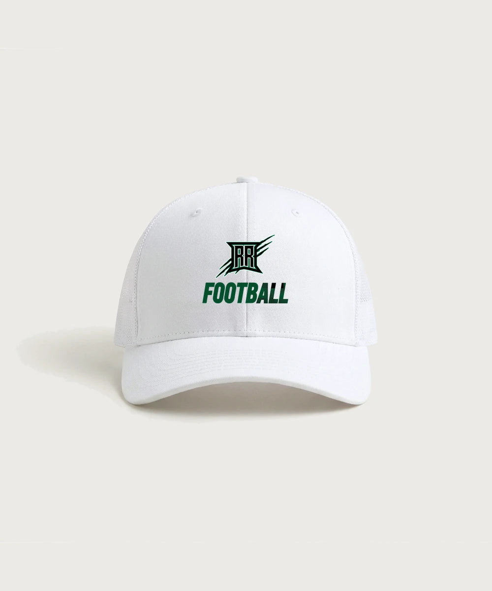 Rock Ridge High School Football (Boys) - White/ White Sport-Tek Club Trucker Cap STC46