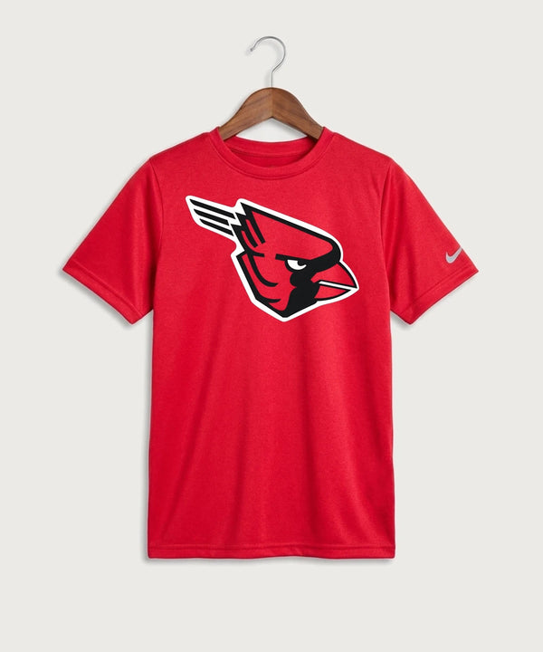 GF E2E Test 02 Track and Field - University Red Nike Youth Swoosh Sleeve rLegend Tee NKDX8787