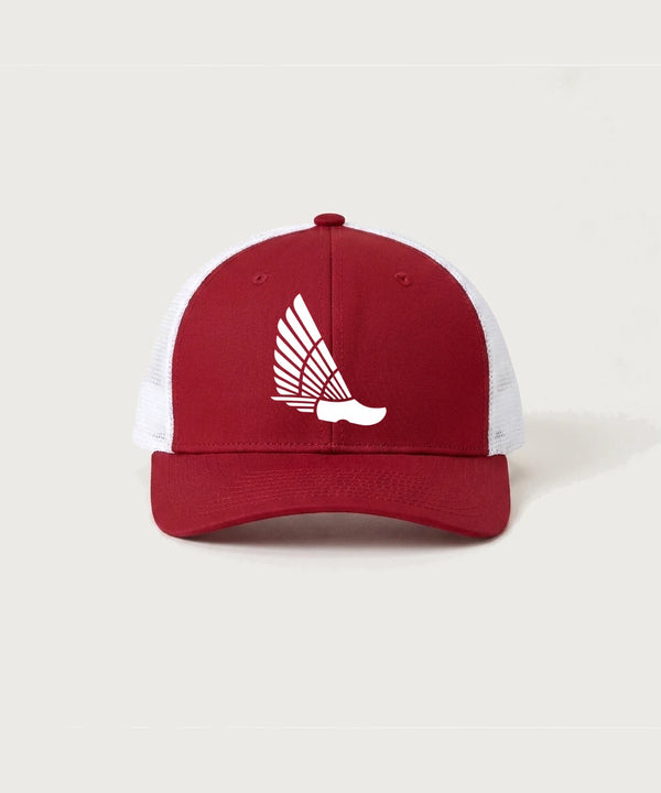 Edgerton High School Band Team Store - Deep Red/ White Sport-Tek Club Trucker Cap STC46