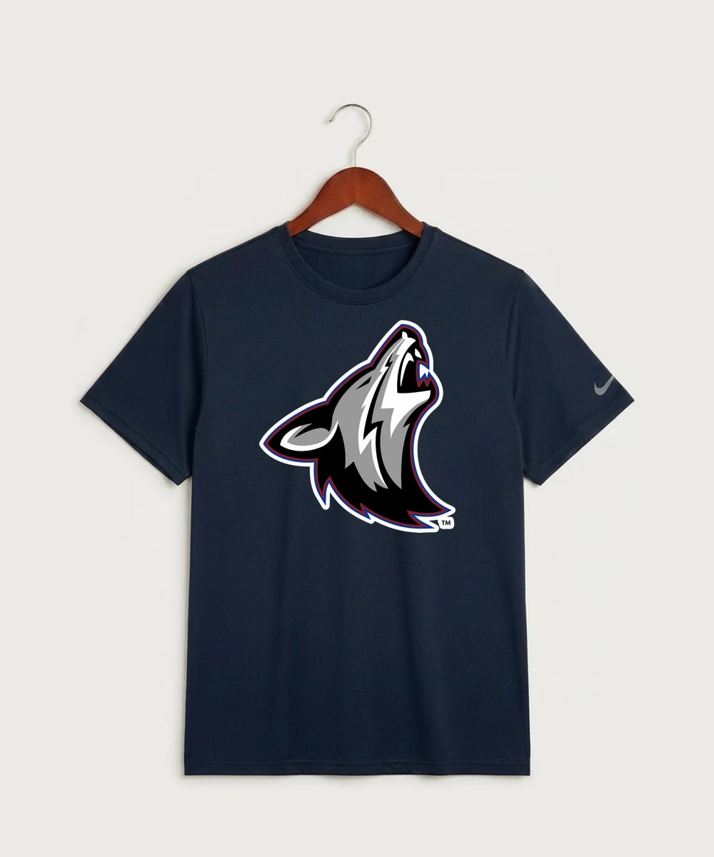 Heron Lake-Okabena High School Football (Boys) - College Navy Nike Swoosh Sleeve rLegend Tee NKDX8730