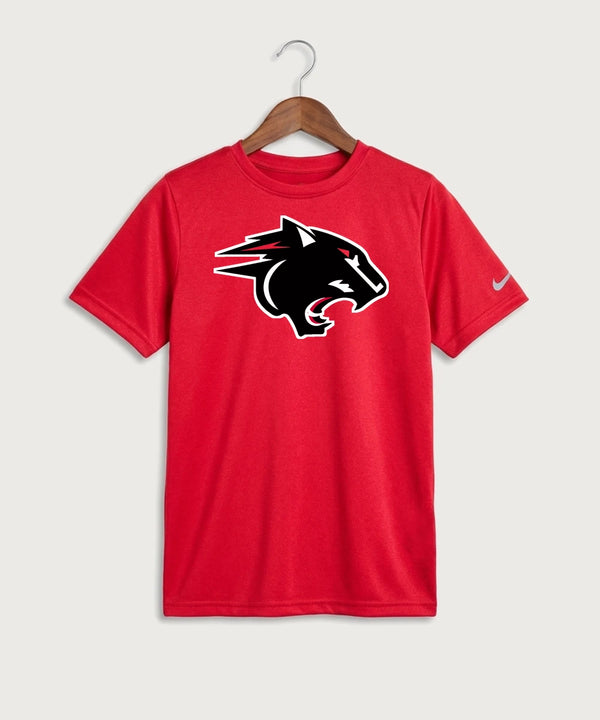 Nrheg Panthers High School Football (Boys) - University Red Nike Youth Swoosh Sleeve rLegend Tee NKDX8787