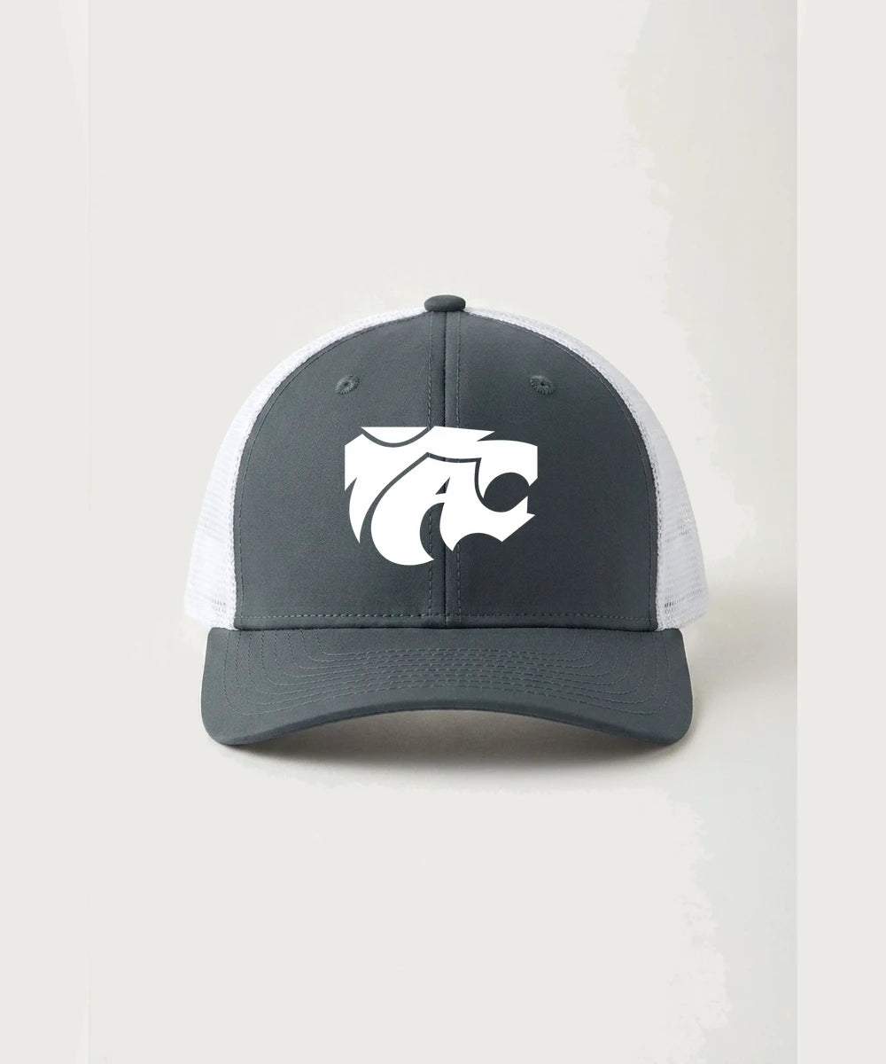 Axtell High School Basketball (Girls) Team Store - Iron Grey/ White Sport-Tek Club Trucker Cap STC46