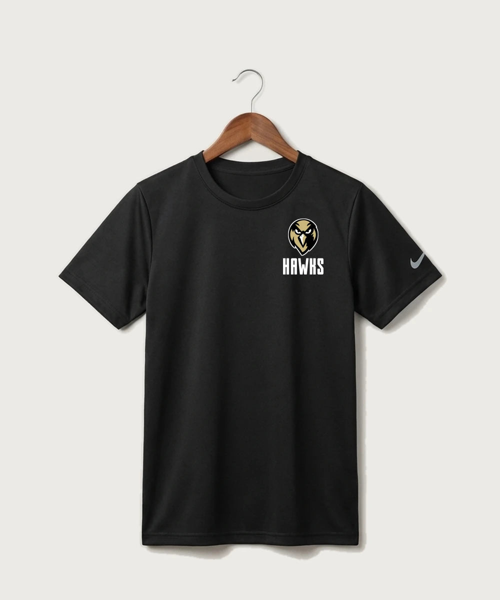 Hudson Catholic High School Soccer Team Store - Black Nike Youth Swoosh Sleeve rLegend Tee NKDX8787