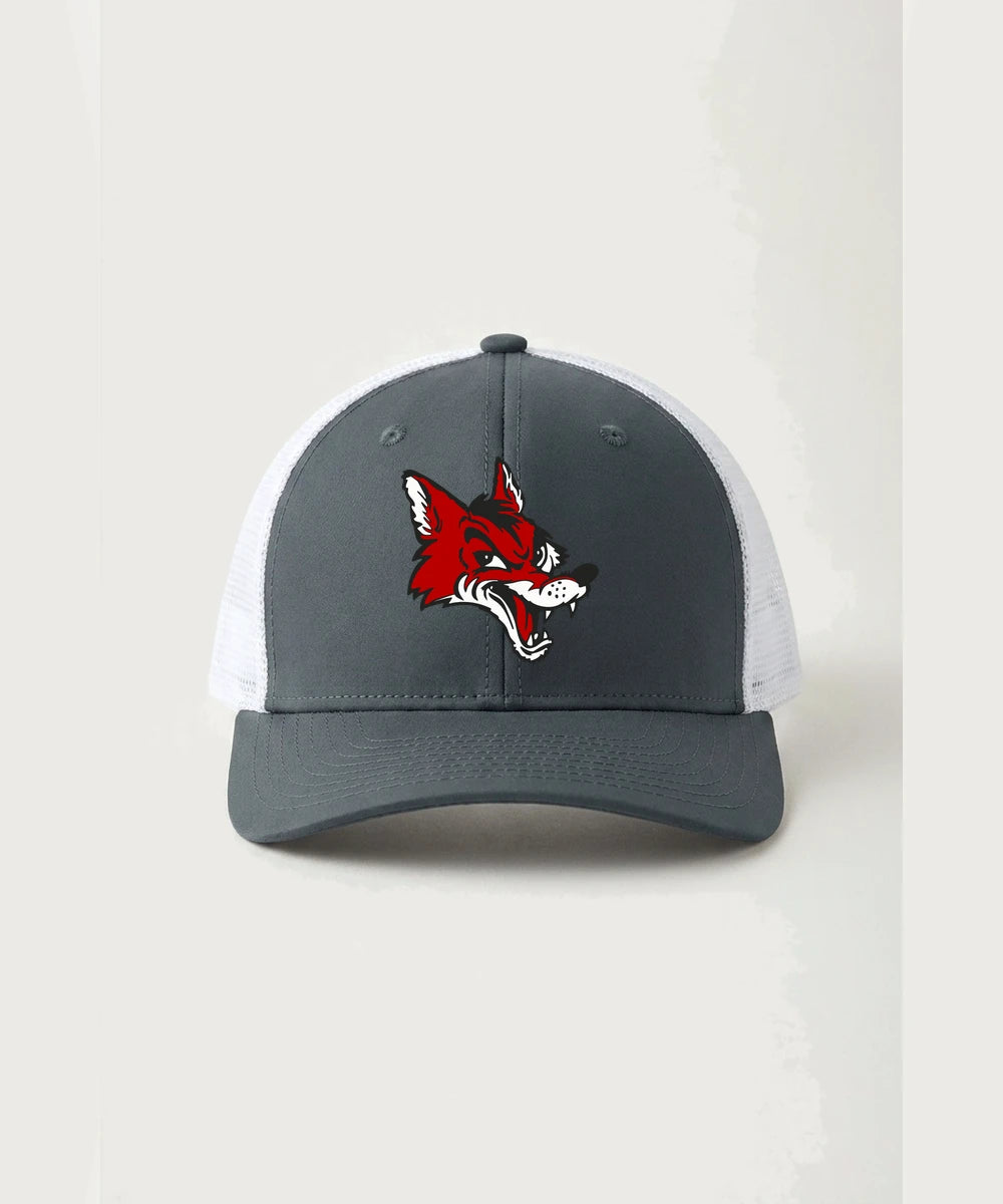 Ely Memorial High School Volleyball (Girls) - Iron Grey/ White Sport-Tek Club Trucker Cap STC46