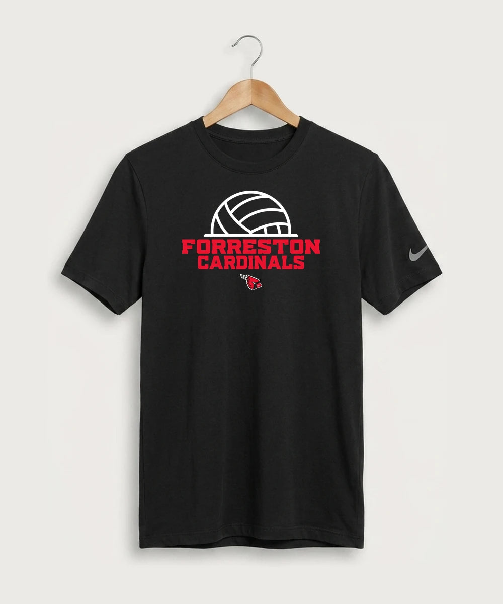 Forreston Volleyball - Black Nike Swoosh Sleeve rLegend Tee NKDX8730