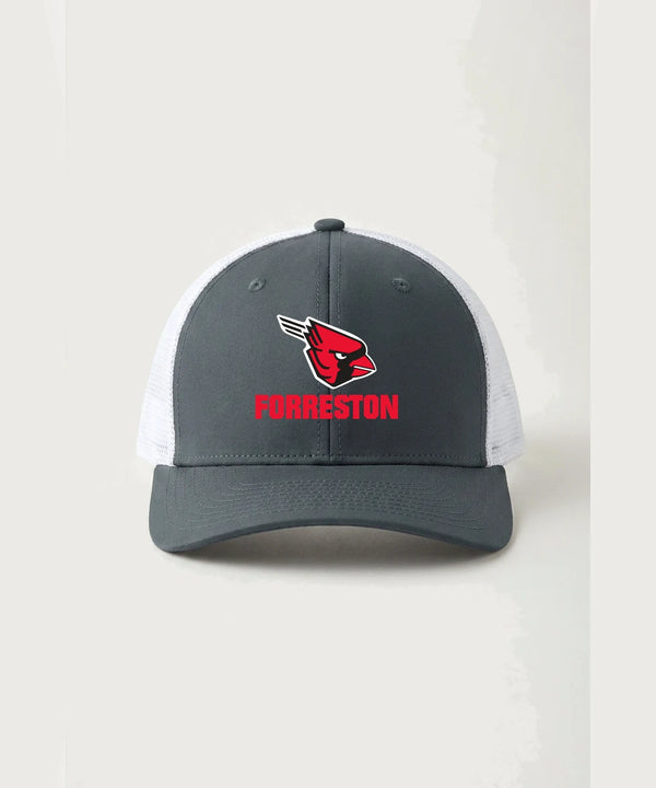 Forreston Softball - Iron Grey/ White Sport-Tek Club Trucker Cap STC46