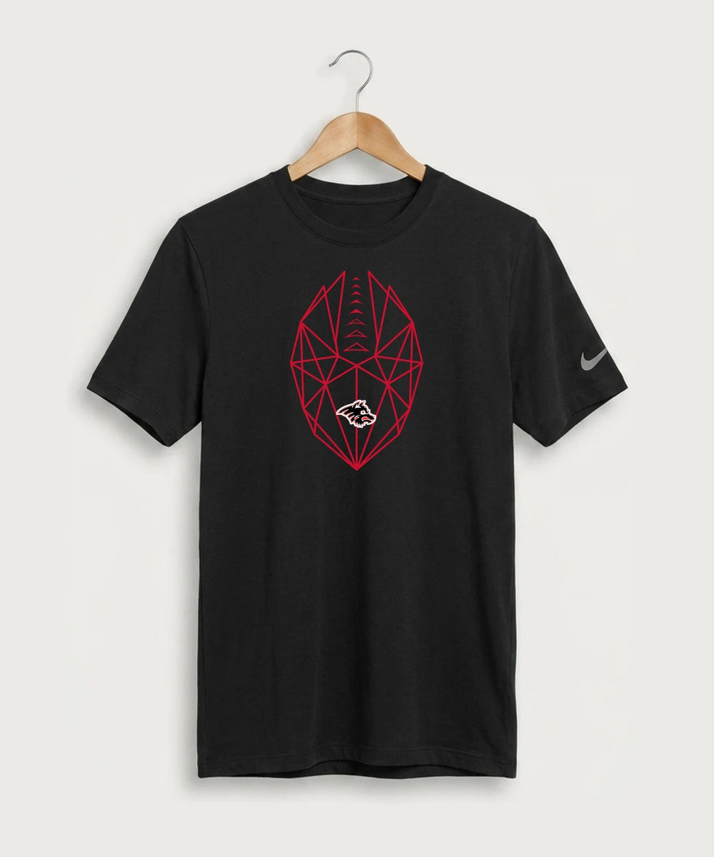Milaca High School Football (Boys) - Black Nike Swoosh Sleeve rLegend Tee NKDX8730