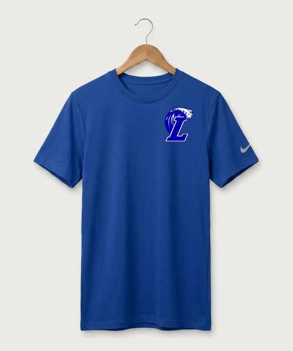 Lakeview High School Football (Boys) - Game Royal Nike Swoosh Sleeve rLegend Tee NKDX8730