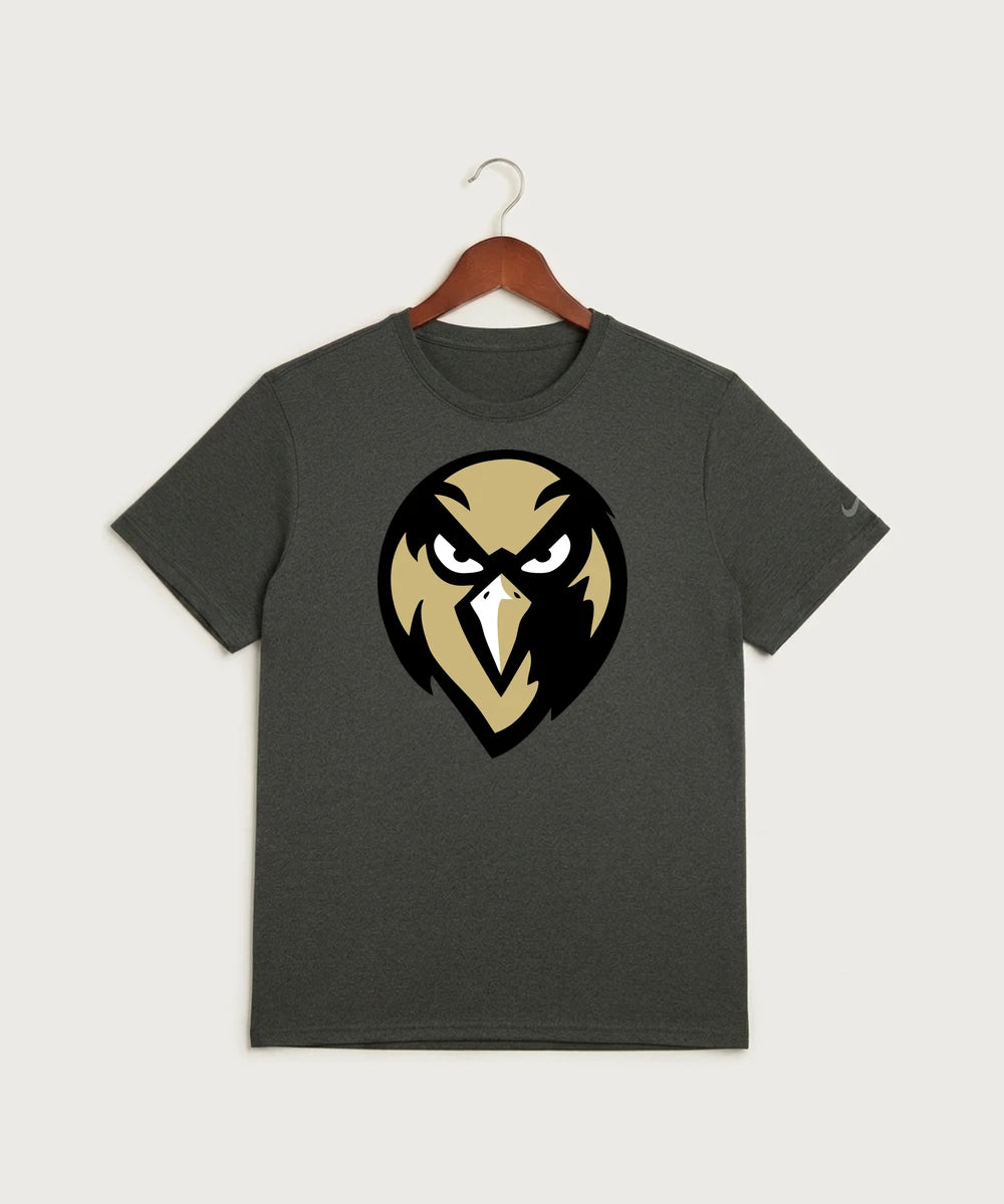 Hudson Catholic High School Soccer Team Store - Dark Smoke Heather Nike Swoosh Sleeve rLegend Tee NKDX8730