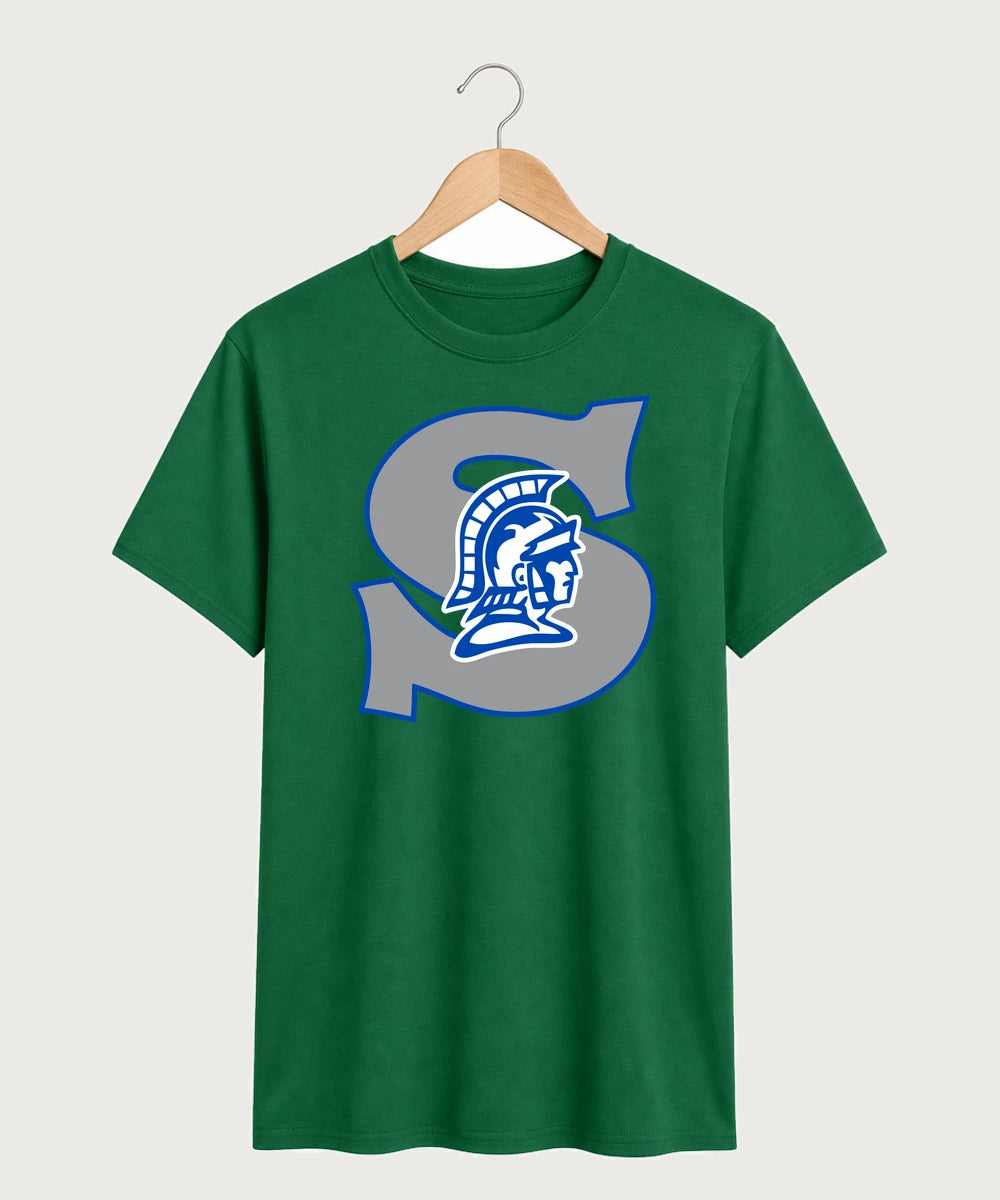 Green Bay Southwest High School Volleyball (Girls) - Athletic Kelly Port & Co Core Cotton Tee. PC54