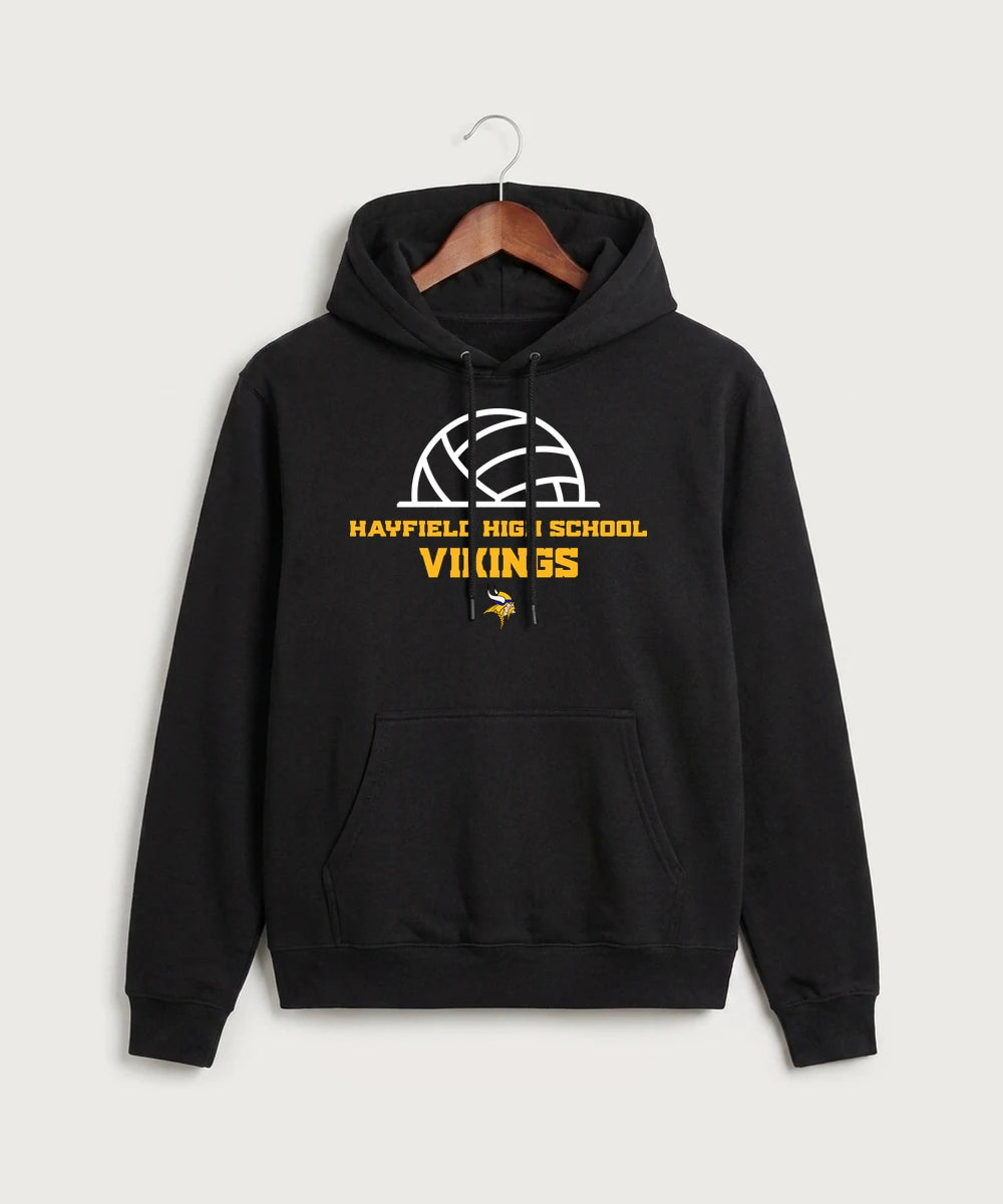 Hayfield High School Volleyball (Girls) - Black Hoodie Value