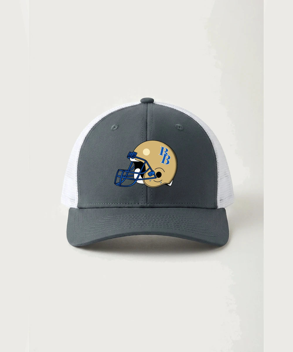 Braham Area High School Football (Boys) - Iron Grey/ White Sport-Tek Club Trucker Cap STC46
