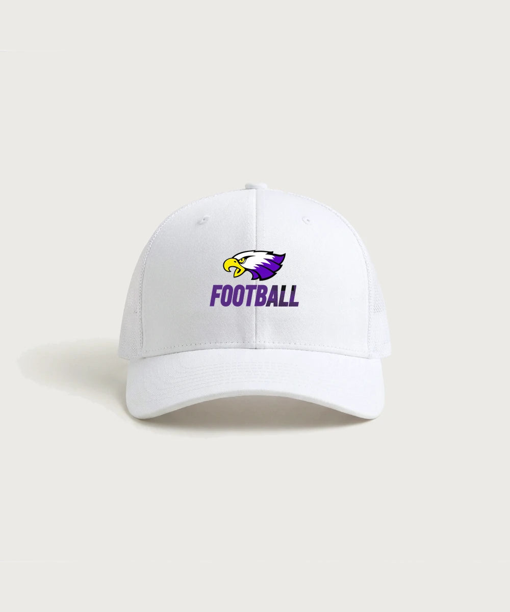 Red Wing High School Football - White/ White Sport-Tek Club Trucker Cap STC46