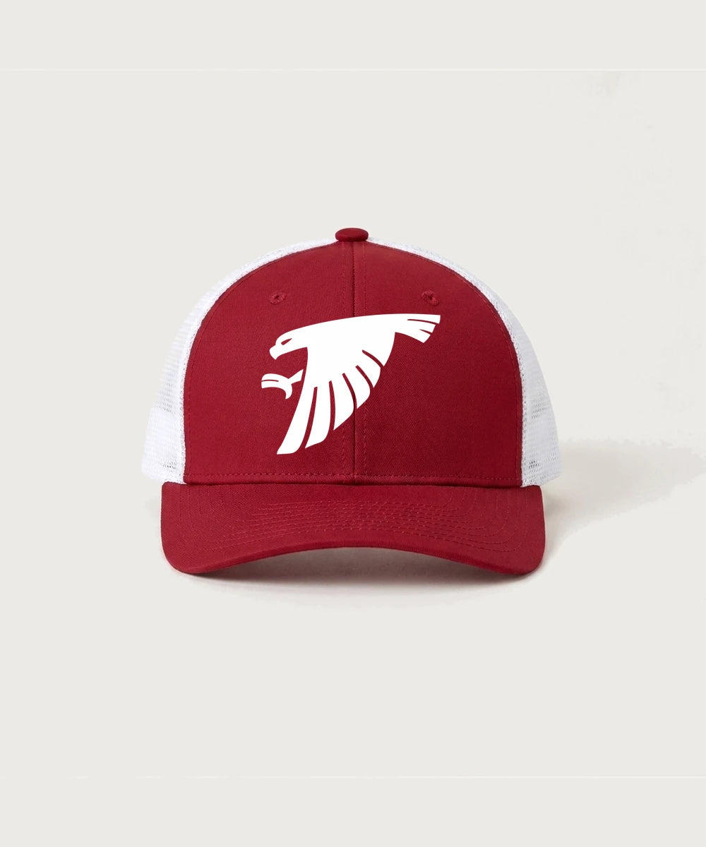 GF E2E Test 03 Girls Basketball - Deep Red/ White Sport-Tek Club Trucker Cap STC46