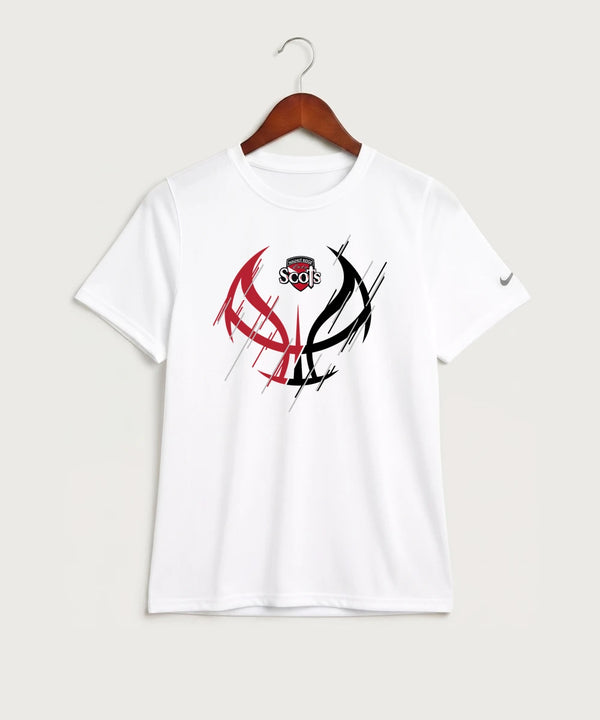 Walnut Ridge High School Basketball Team Store - White Nike Youth Swoosh Sleeve rLegend Tee NKDX8787
