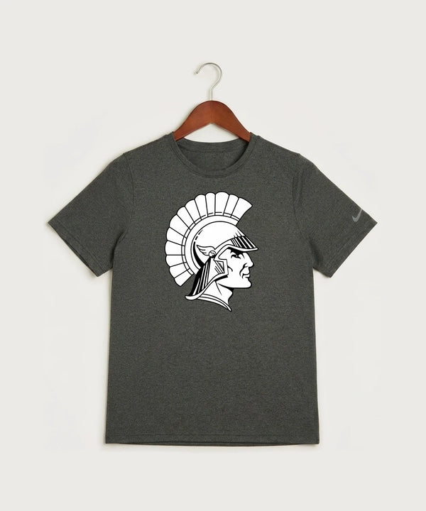 Wauwatosa West Football - Dark Smoke Heather Nike Youth Swoosh Sleeve rLegend Tee NKDX8787