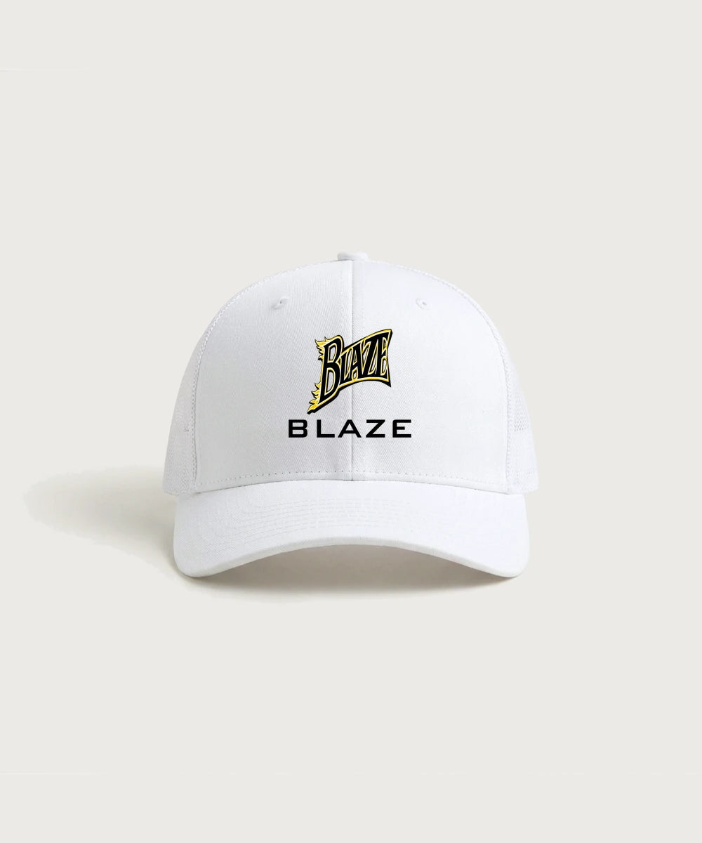 Burnsville High School Football (Boys) - White/ White Sport-Tek Club Trucker Cap STC46