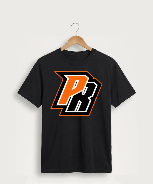 Park Rapids Area High School Football (Boys) - Jet Black Port & Co Core Cotton Tee. PC54