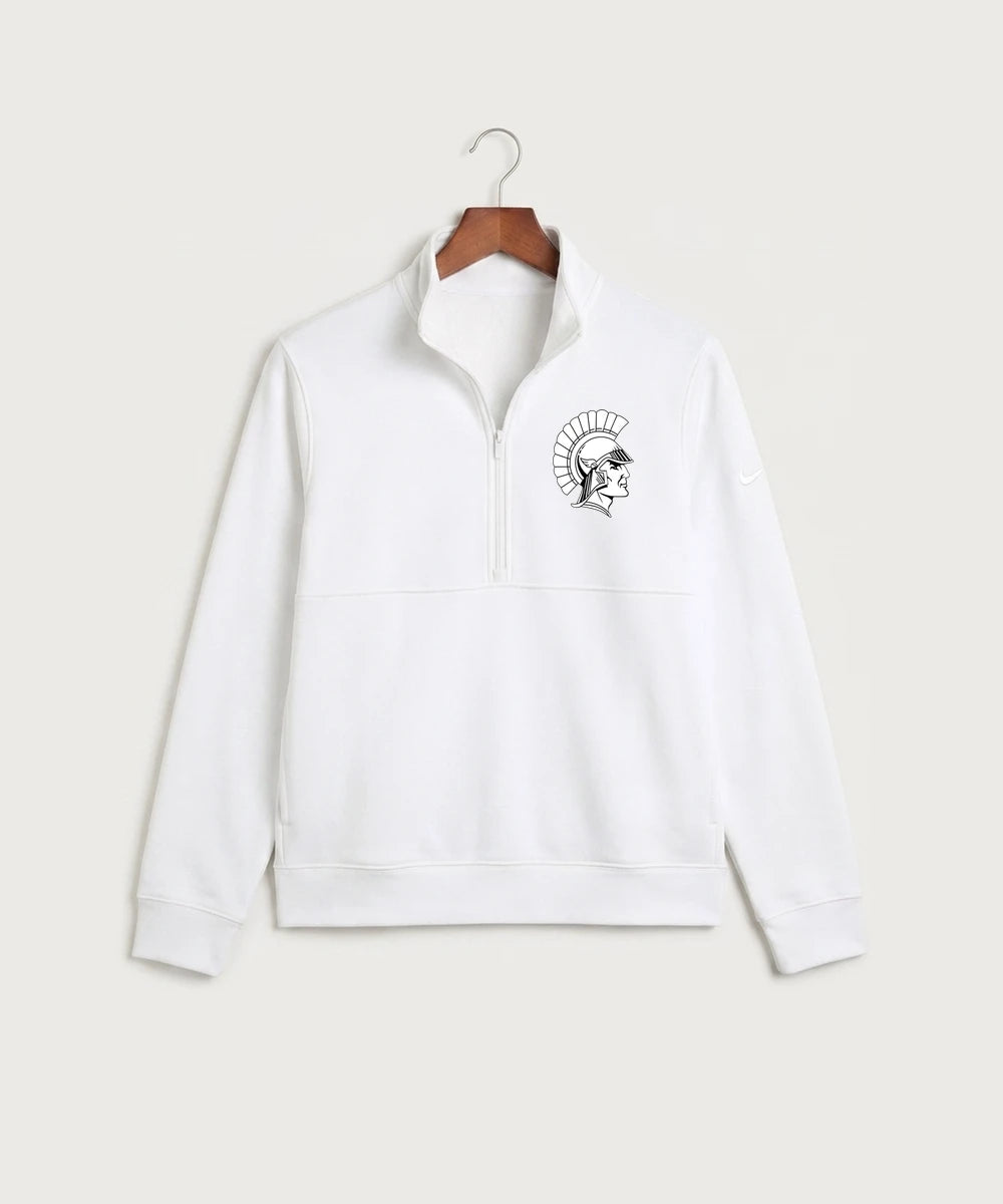 GF E2E Test 10 Player Packs - White Nike Club Fleece Sleeve Swoosh 1/2-Zip NKDX6718