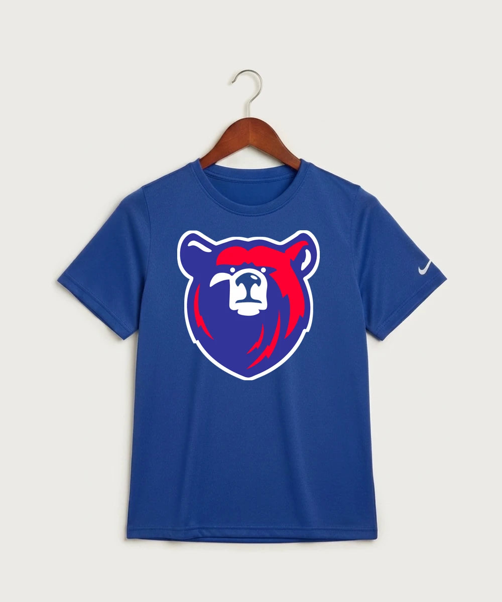 Bertha Hewitt High School Football (Boys) - Game Royal Nike Youth Swoosh Sleeve rLegend Tee NKDX8787