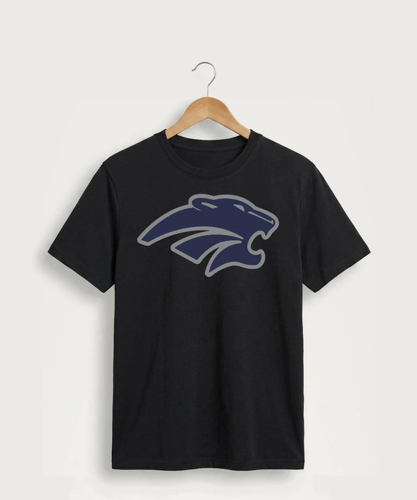 Zumbrota Mazeppa High School Volleyball (Girls) - Jet Black Port & Co Core Cotton Tee. PC54