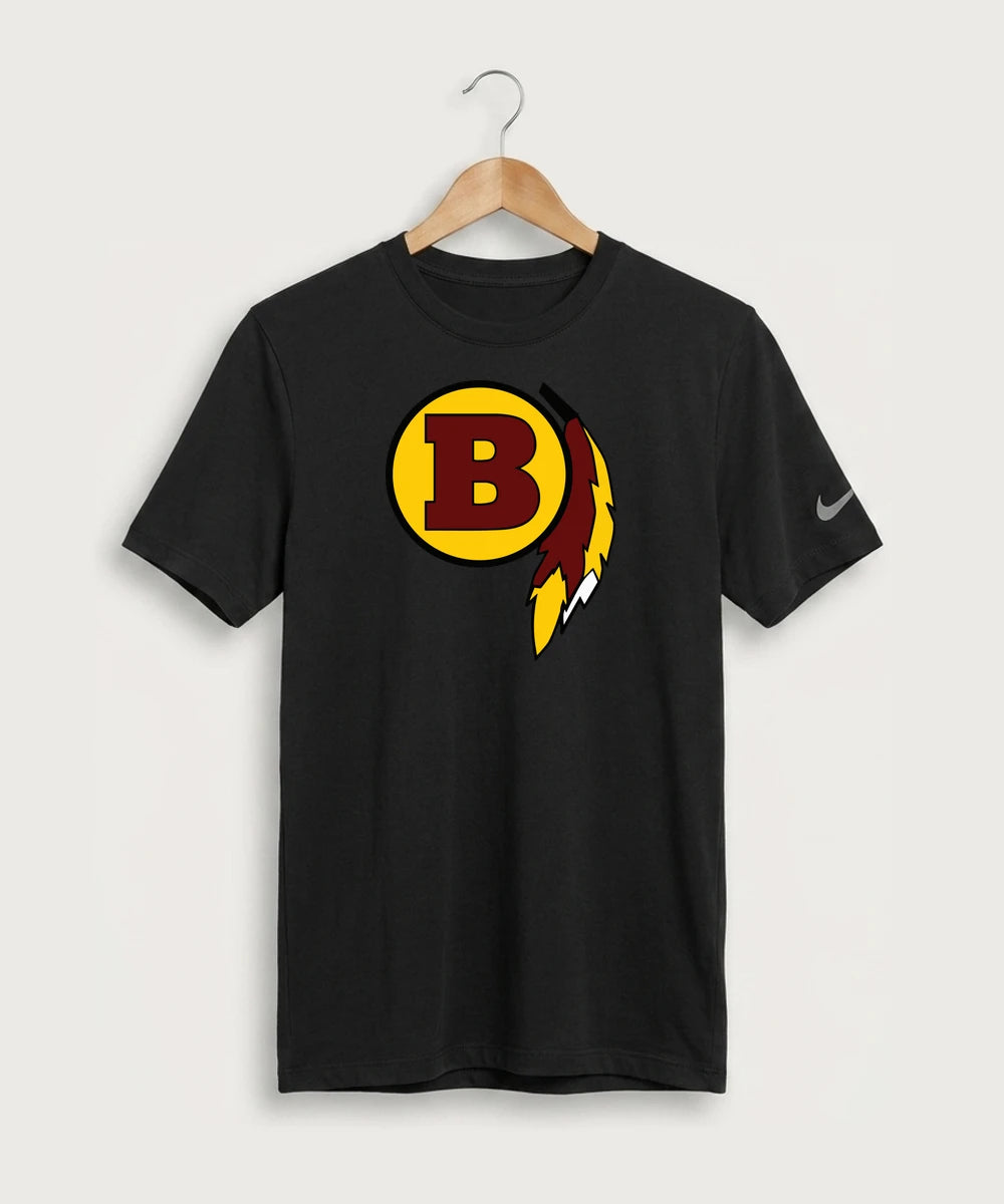 Benson High School Football (Boys) - Black Nike Swoosh Sleeve rLegend Tee NKDX8730