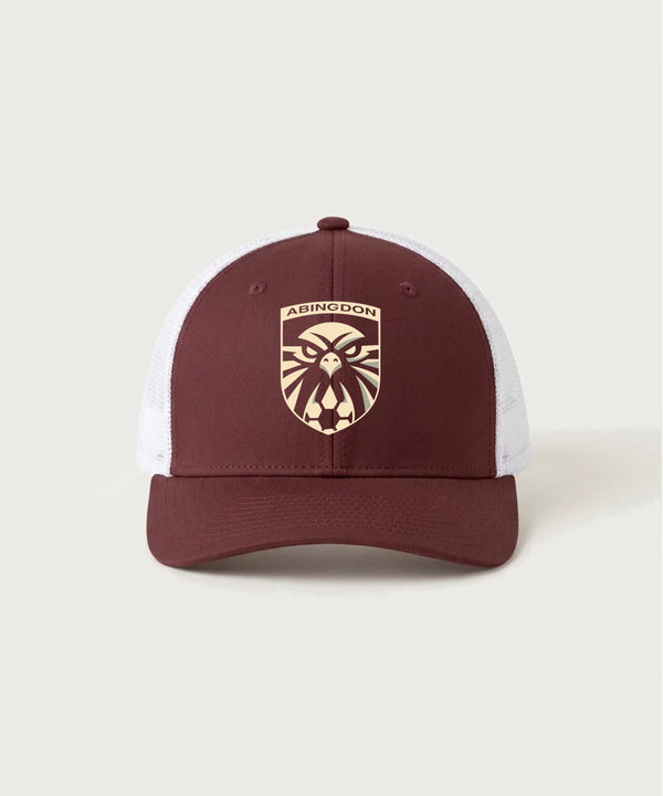 Abingdon High School Football (Boys) - Maroon/ White Sport-Tek Club Trucker Cap STC46
