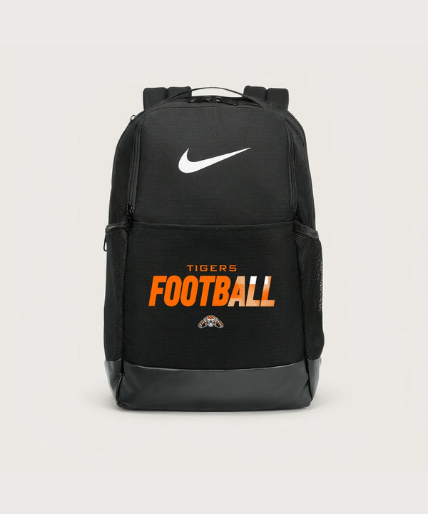 Pine River Backus High School Football (Boys) - Black Nike Brasilia Medium Backpack NKDH7709
