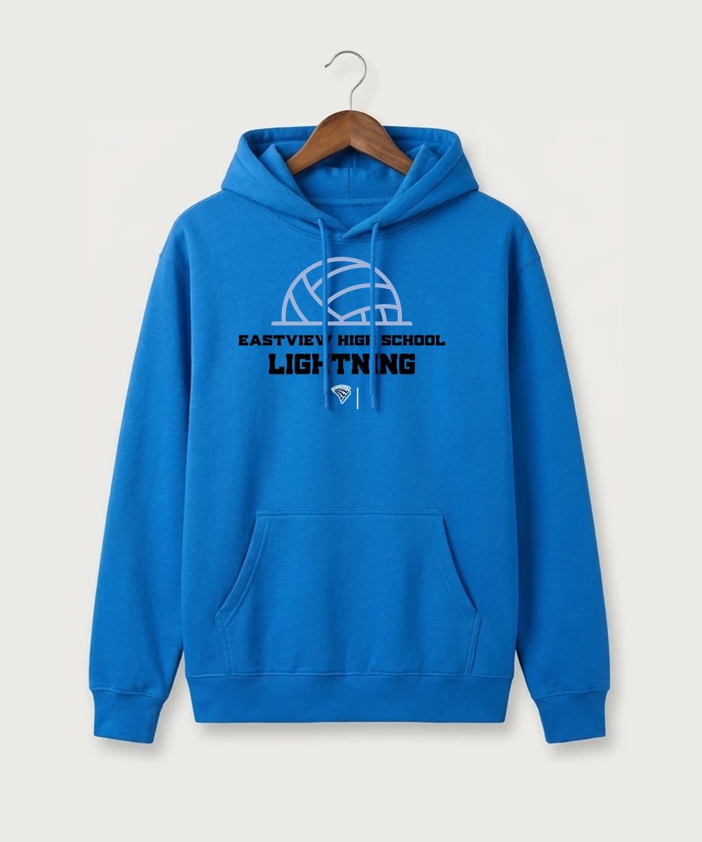 Eastview High School Volleyball (Girls) - True Royal Hoodie Value