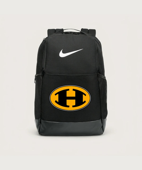 Hutchinson High School Football (Boys) - Black Nike Brasilia Medium Backpack NKDH7709