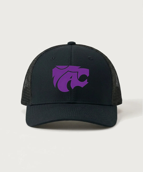 Axtell High School Basketball (Girls) Team Store - Black/ Black Sport-Tek Club Trucker Cap STC46