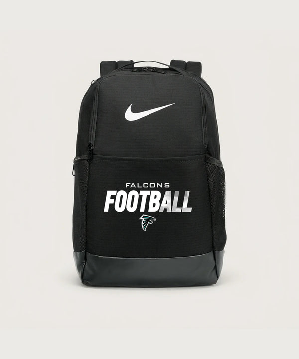 Fillmore Central High School Football (Boys) - Black Nike Brasilia Medium Backpack NKDH7709