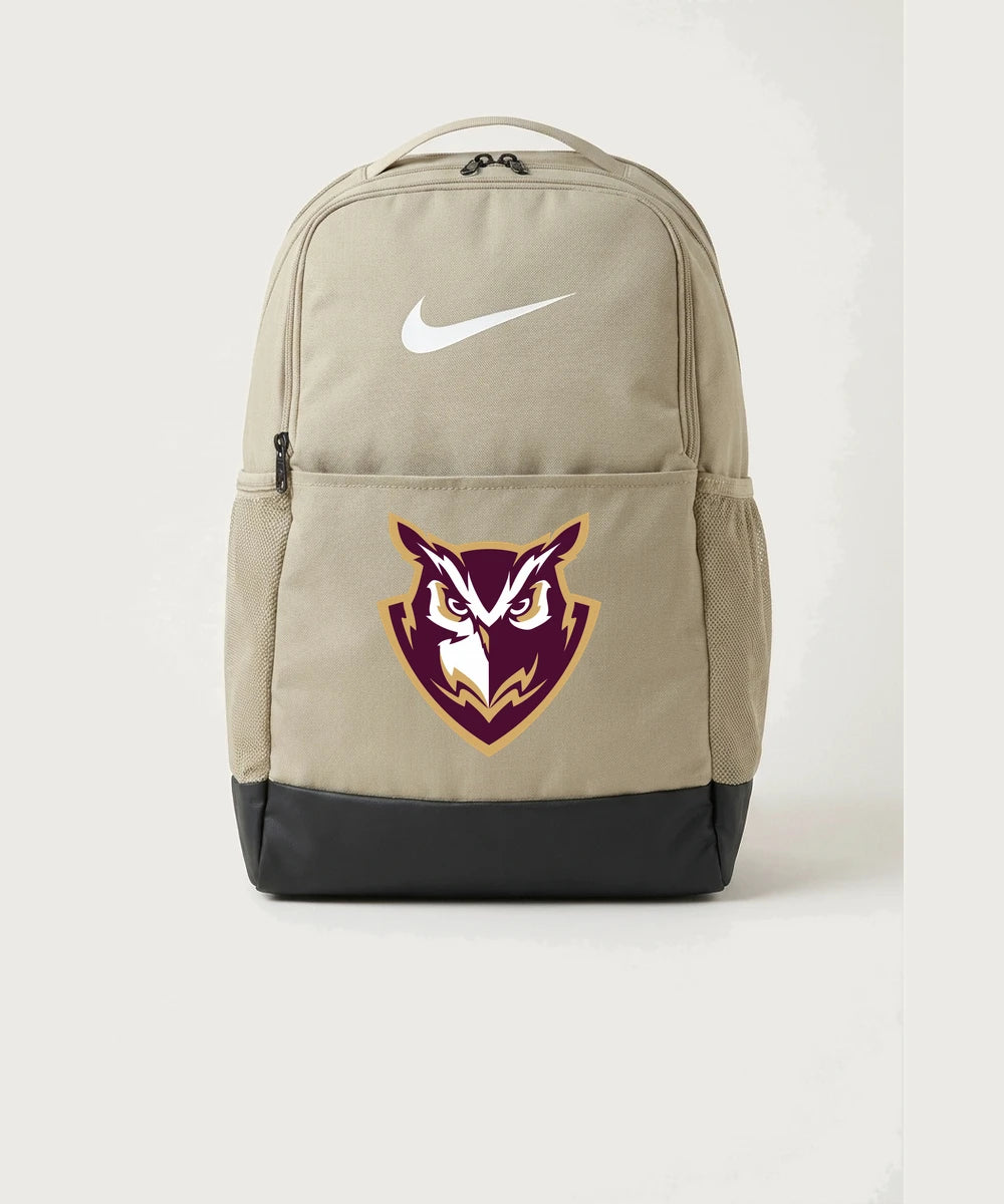 Hancock High School Football (Boys) - Desert Khaki Nike Brasilia Medium Backpack NKDH7709