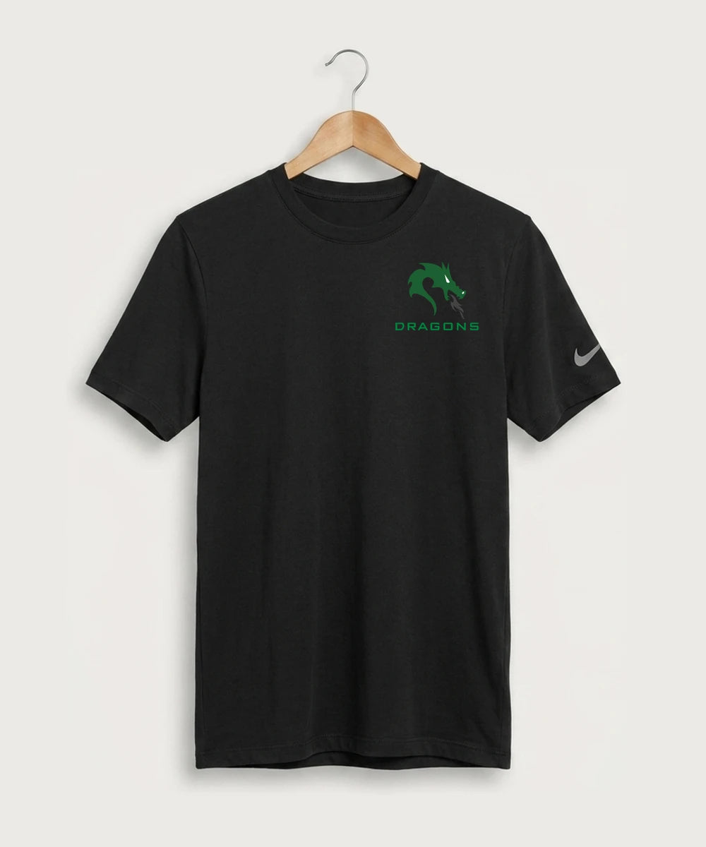 Pine City High School Football (Boys) - Black Nike Swoosh Sleeve rLegend Tee NKDX8730