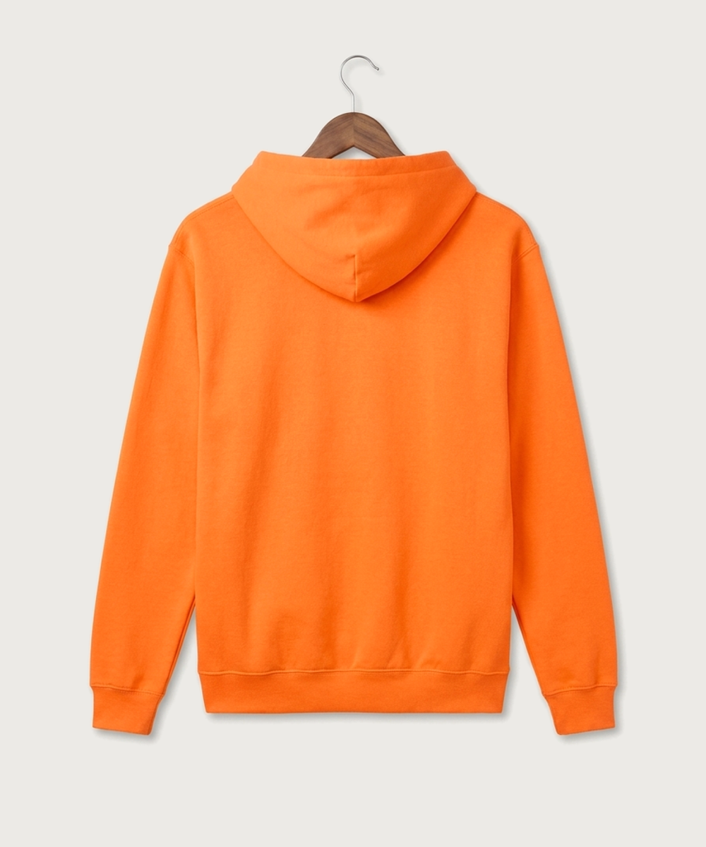 Jonathan Dayton High School Football Team Store - Neon Orange Port & Co Core Fleece Pullover Hooded Sweatshirt. PC78H (back)