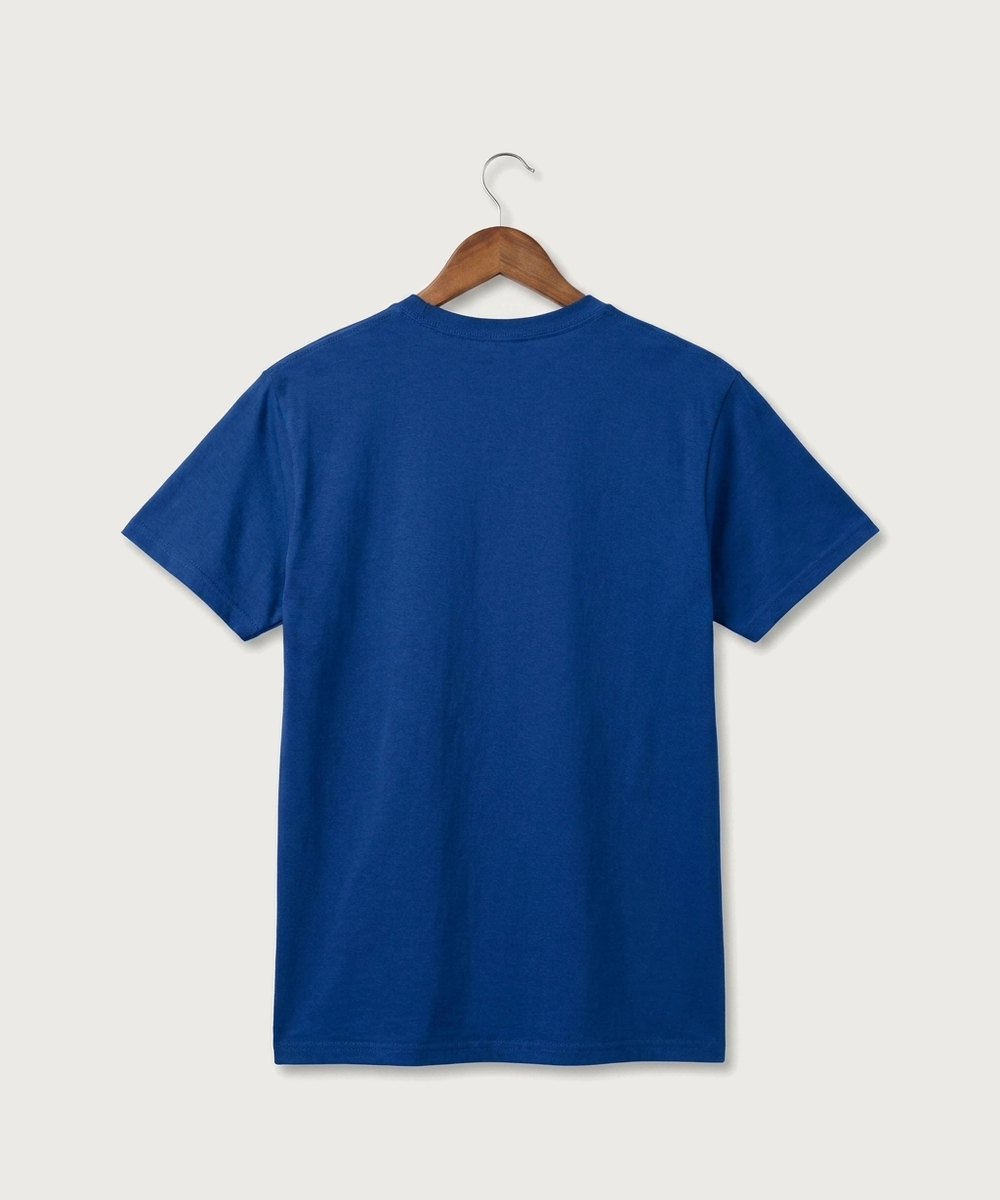 Jonathan Dayton High School Football Team Store - True Royal Port & Co Core Cotton Tee. PC54 (back)