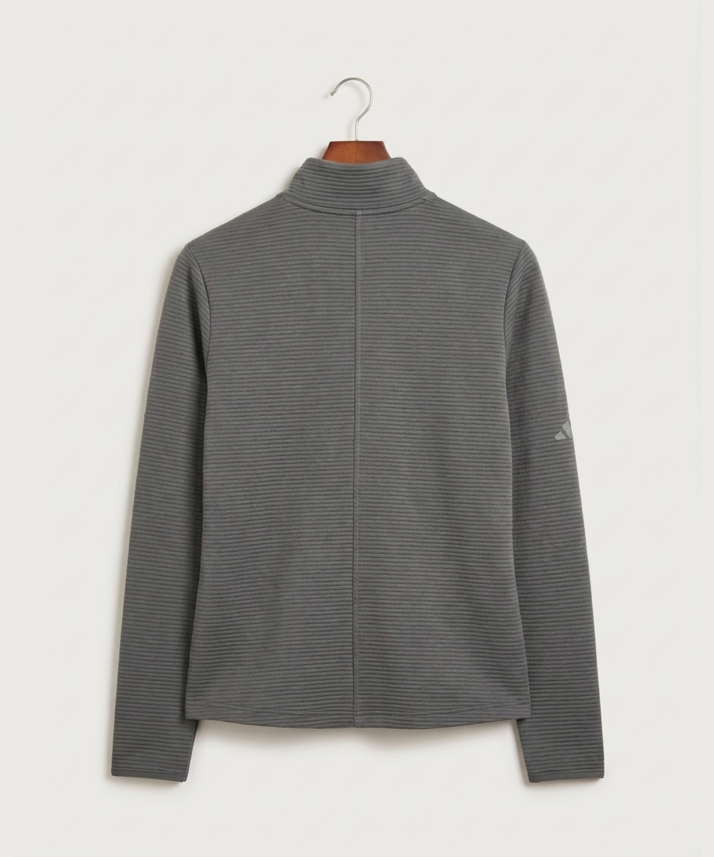 Wisconsin Hanger Test - Grey Quarter Zip - Left Chest (back)