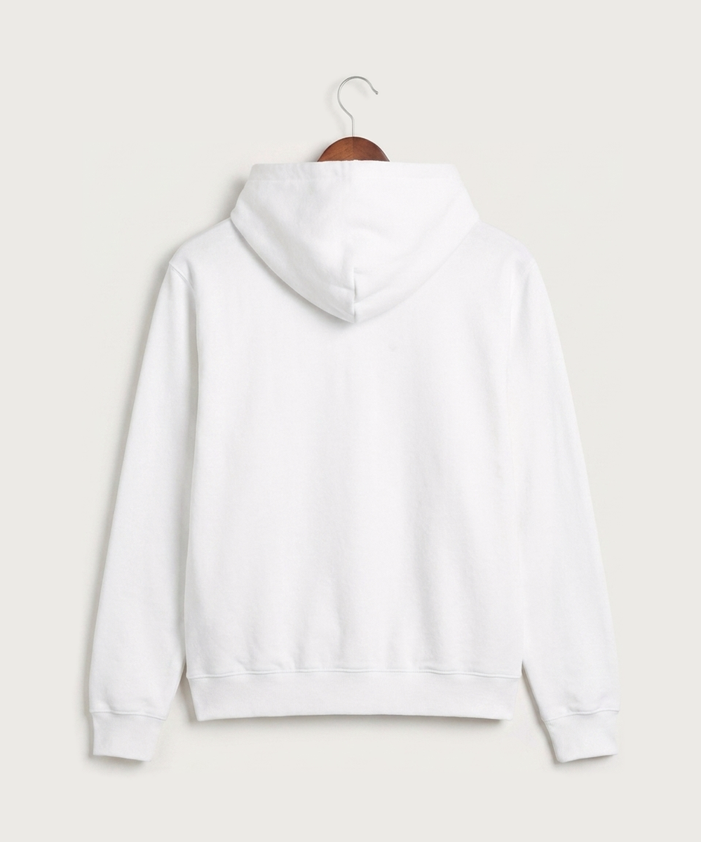 Proctor High School Football (Boys) - White Port & Co Core Fleece Pullover Hooded Sweatshirt. PC78H (back)