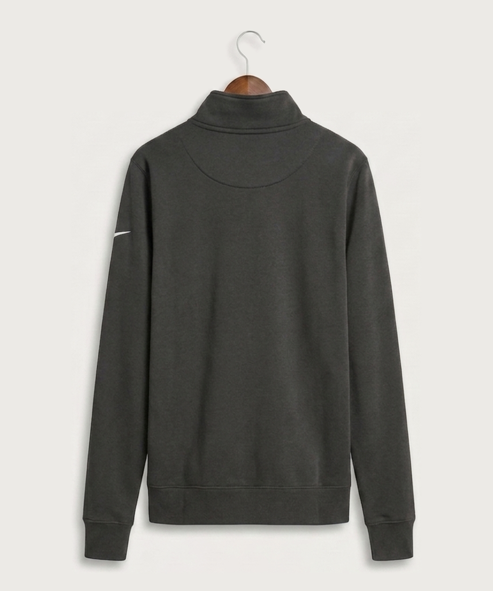 Proctor High School Football (Boys) - Anthracite Nike Club Fleece Sleeve Swoosh 1/2-Zip NKDX6718 (back)