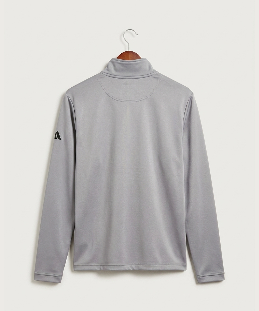 Wisconsin Hanger Test - Grey Three Men's Ultimate365 Lightweight Quarter-Zip Pullover (back)