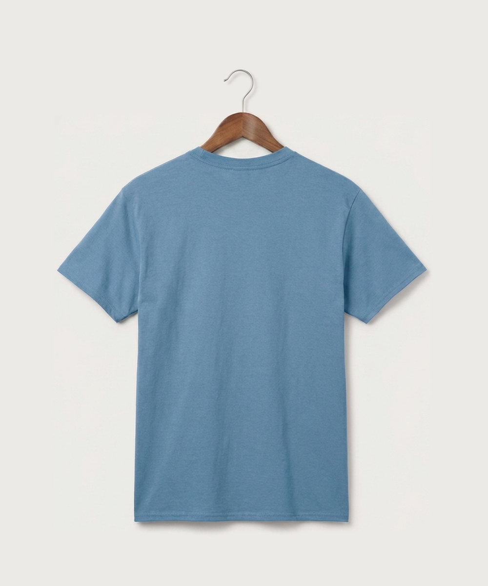 Leading Edge Arkansas Team Store - Tundra Blue Port & Co Core Cotton Tee. PC54 (back)