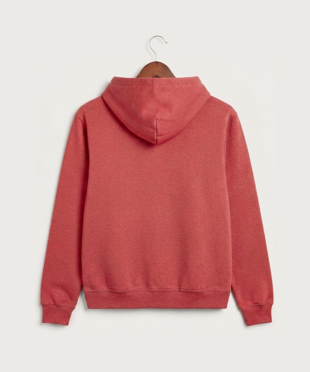 Heart Shot Ministry Archery Team Store - Heather Red Port & Co Core Fleece Pullover Hooded Sweatshirt. PC78H (back)