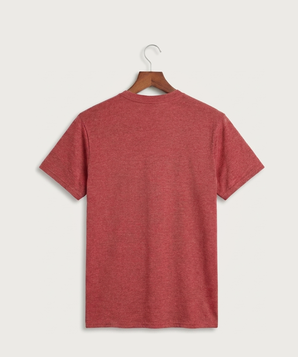 Lancer Archer Club Archery Team Store - Heather Red Port & Co Core Cotton Tee. PC54 (back)