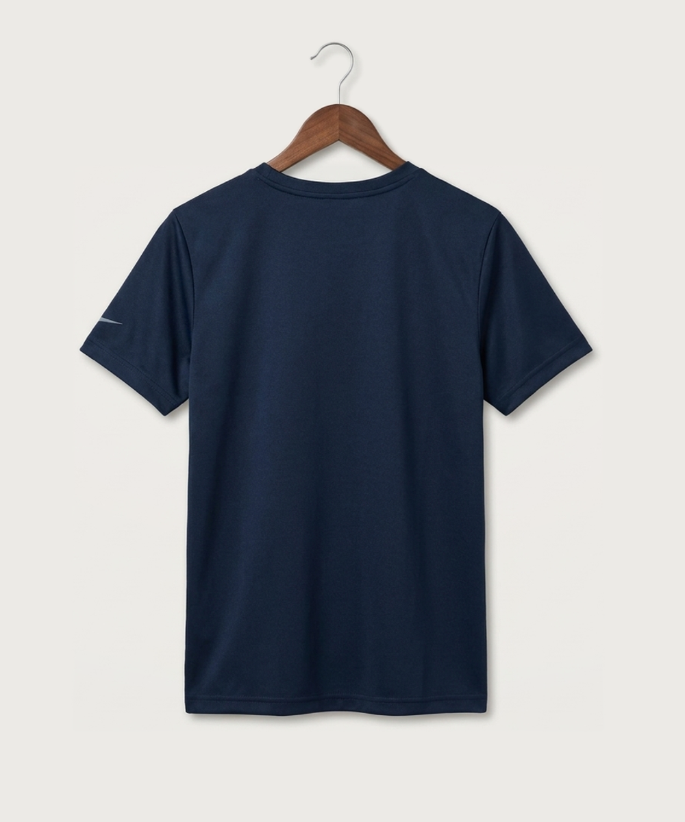 Hudson Cheer & Stunt - College Navy Nike Youth Swoosh Sleeve rLegend Tee NKDX8787 (back)