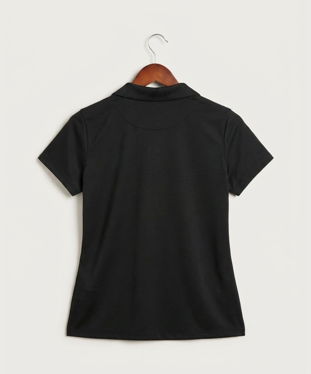 Wisconsin Hanger Test - Black Polo - Left Chest (back)