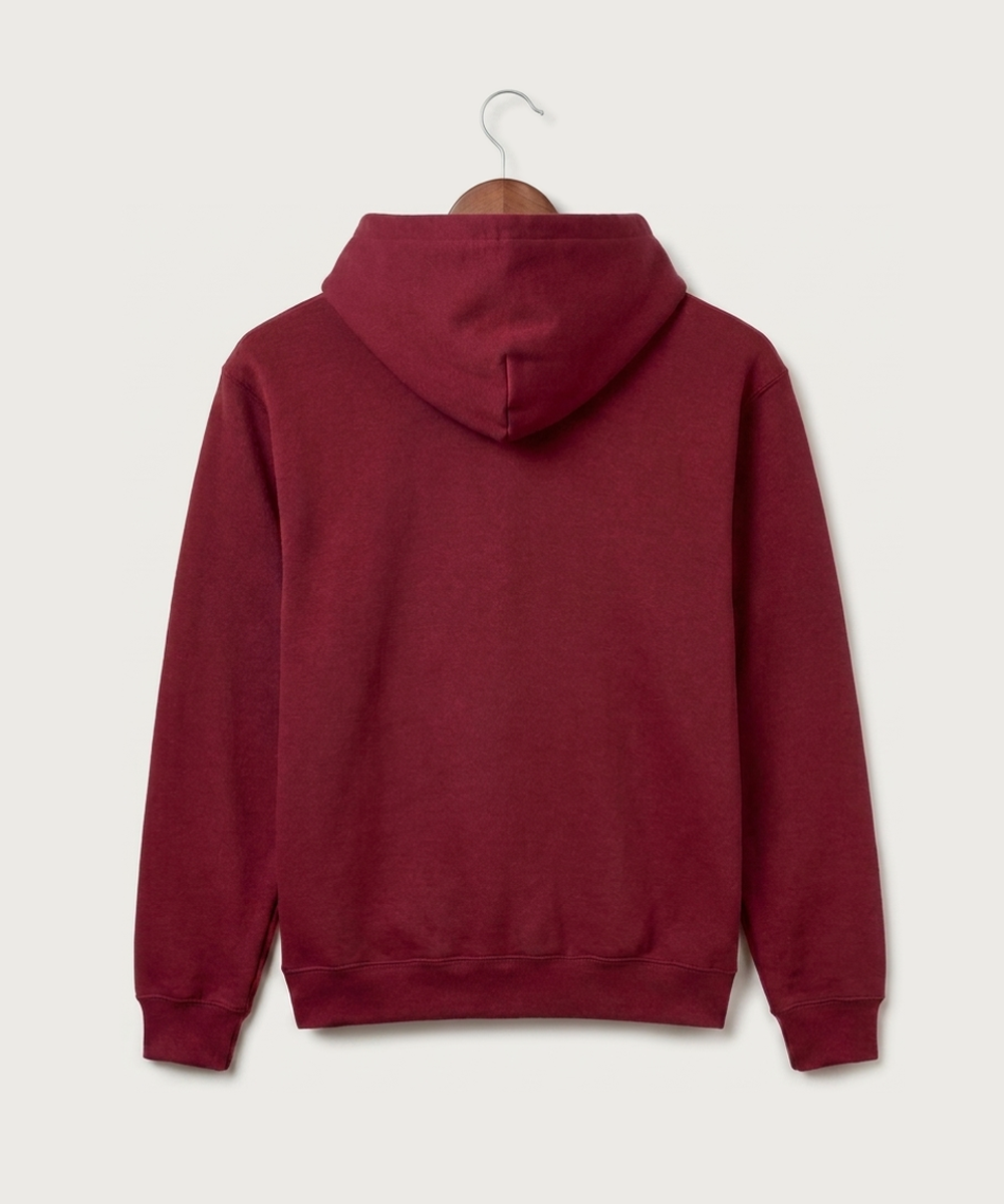 Wisconsin Lutheran High School Football (Boys) - Cardinal Port & Co Core Fleece Pullover Hooded Sweatshirt. PC78H (back)