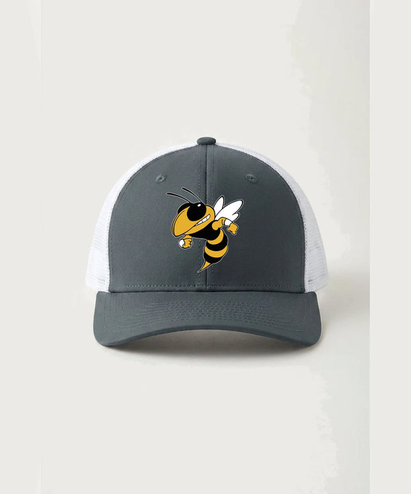 Perham High School Football (Boys) - Iron Grey/ White Sport-Tek Club Trucker Cap STC46