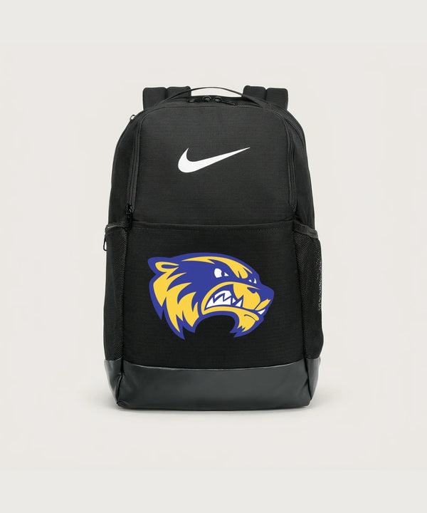 Wadena Deer Creek High School Football (Boys) - Black Nike Brasilia Medium Backpack NKDH7709