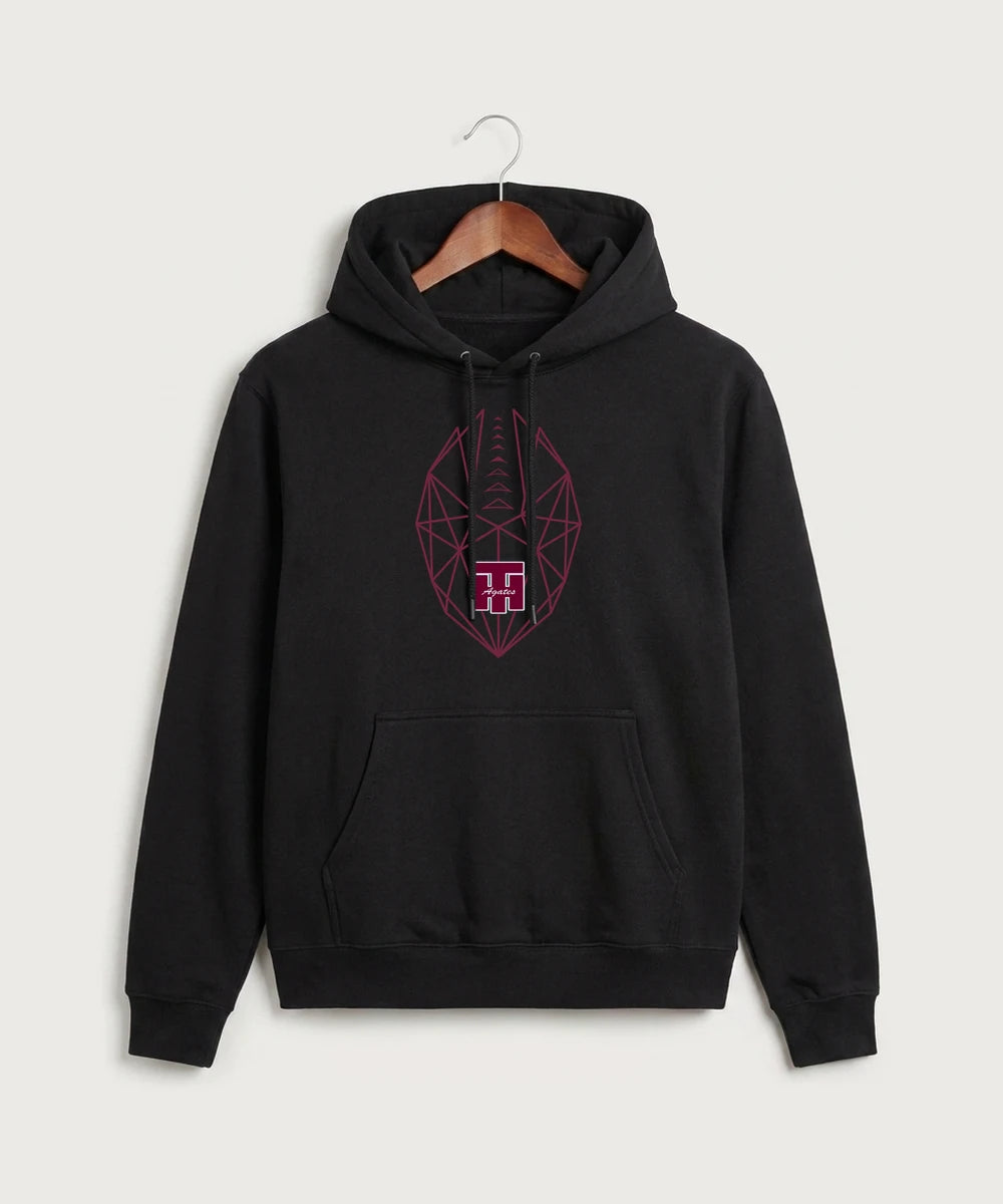 Two Harbors High School Football (Boys) - Black Hoodie Value